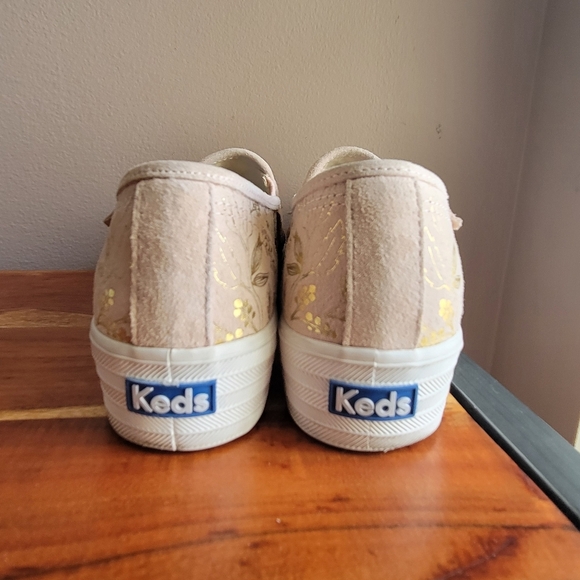 Keds x Rifle Paper Co Pink Floral Platform Slip On Sneaker Shoes Women's Size 5 - Picture 6 of 10